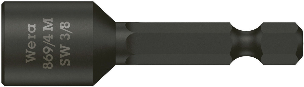 WERA Steckschlüsseleinsatz 869/4M mit 6-Kant-Antrieb SW 5,5 mm, 50 mm, Magnet