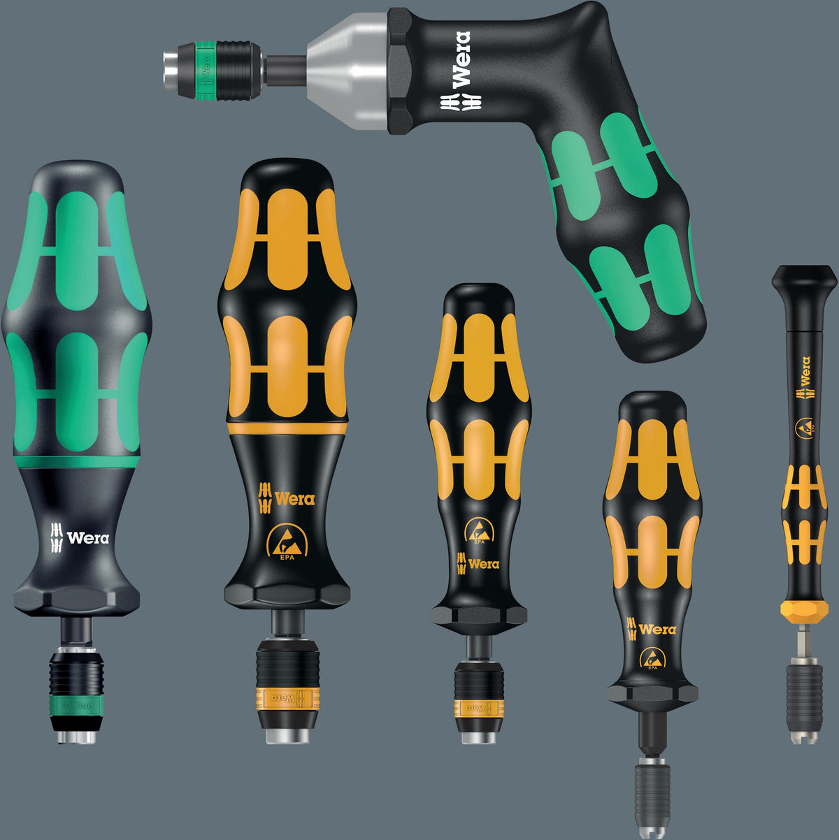 WERA Drehmomentschraubendreher 7462 3-6 Nm mit Rapidaptor Schnellwechselfutter