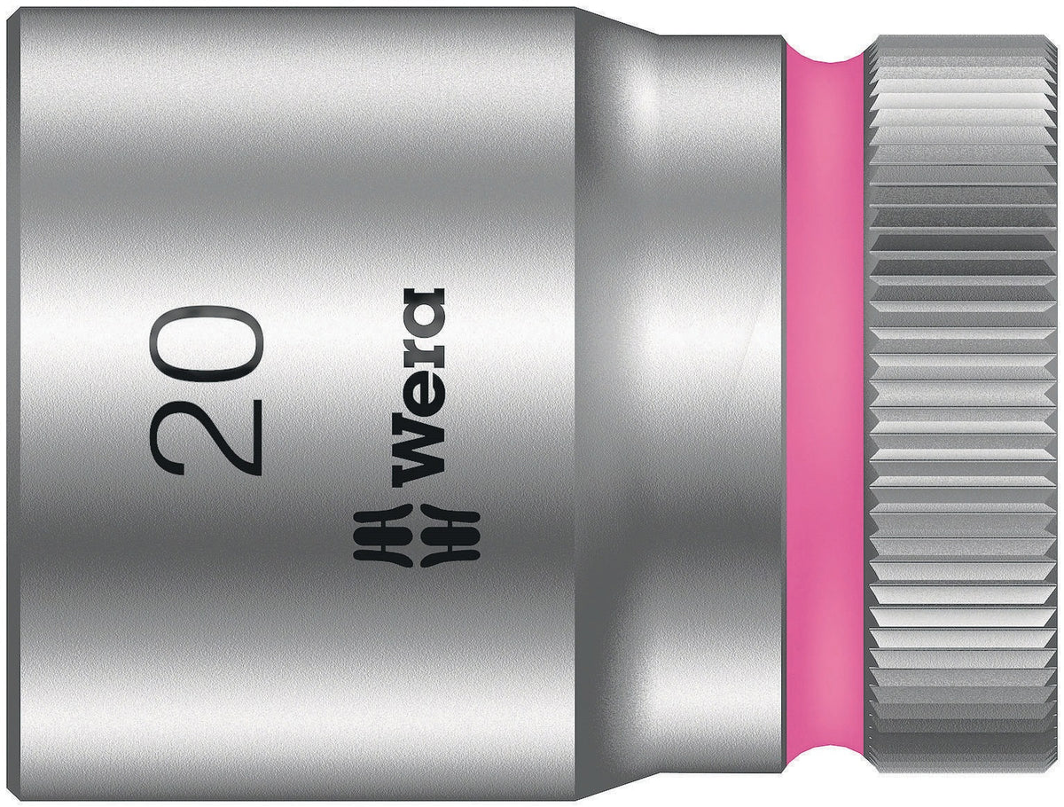 WERA Steckschlüsseleinsatz 8790 HMC Außen-6-kant 1/2 Zoll SW 1 1/8 Zoll L 40 mm
