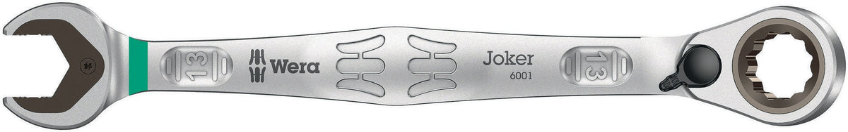 WERA Maulringratschenschlüssel Joker SW 10 mm – 80 Zähne, Haltefunktion, 159 mm