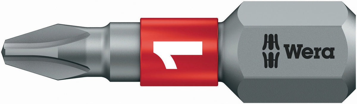 WERA Bit 851/1 BTZ PH 1, 25 mm, BiTorsion zähhart, 1/4 Zoll
