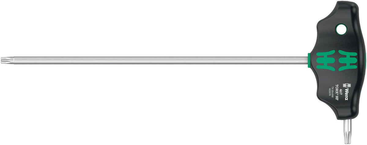 WERA Schraubendreher 467 TORX® HF TX 8x100/12 mm Take it Easy Quergriff