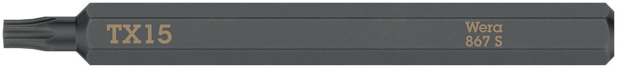 WERA Bit 851 S PH 1 x 70 mm, 1/4 Zoll Sechskant, 5er-Pack