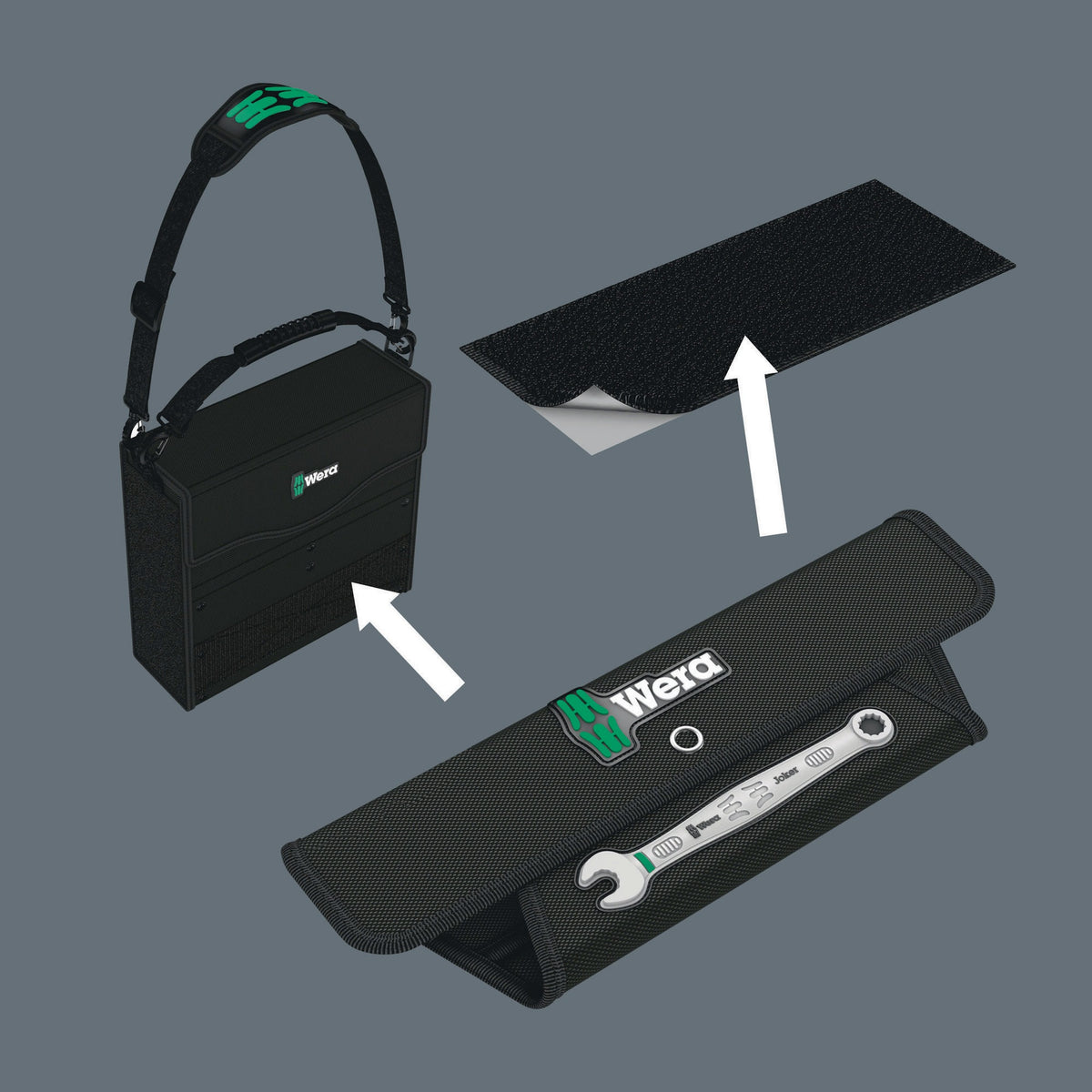 WERA Ringmaulschlüssel-Satz 6003 Joker 5-teilig SW 8-19 mm Form A – 15° Rückholwinkel