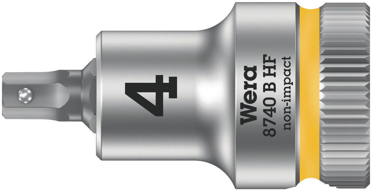 WERA Schraubendrehereinsatz 8740 B HF Innensechskant 10 mm, 3/8 Zoll Antrieb, mit Haltefunktion