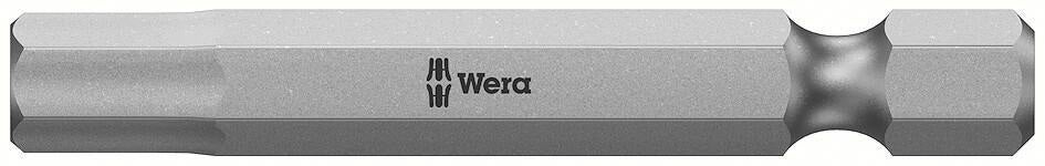 Wera Bit 840/4 Z Hex-Plus SW4 mm – Zähharter Sechskant-Bit für Innensechskantschrauben, 50 mm