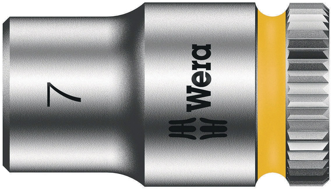 WERA Steckschlüsseleinsatz 8790 HMA Außen-6-kant SW 1/4 Zoll Länge 23 mm mit Take it easy Farbkennzeichnung
