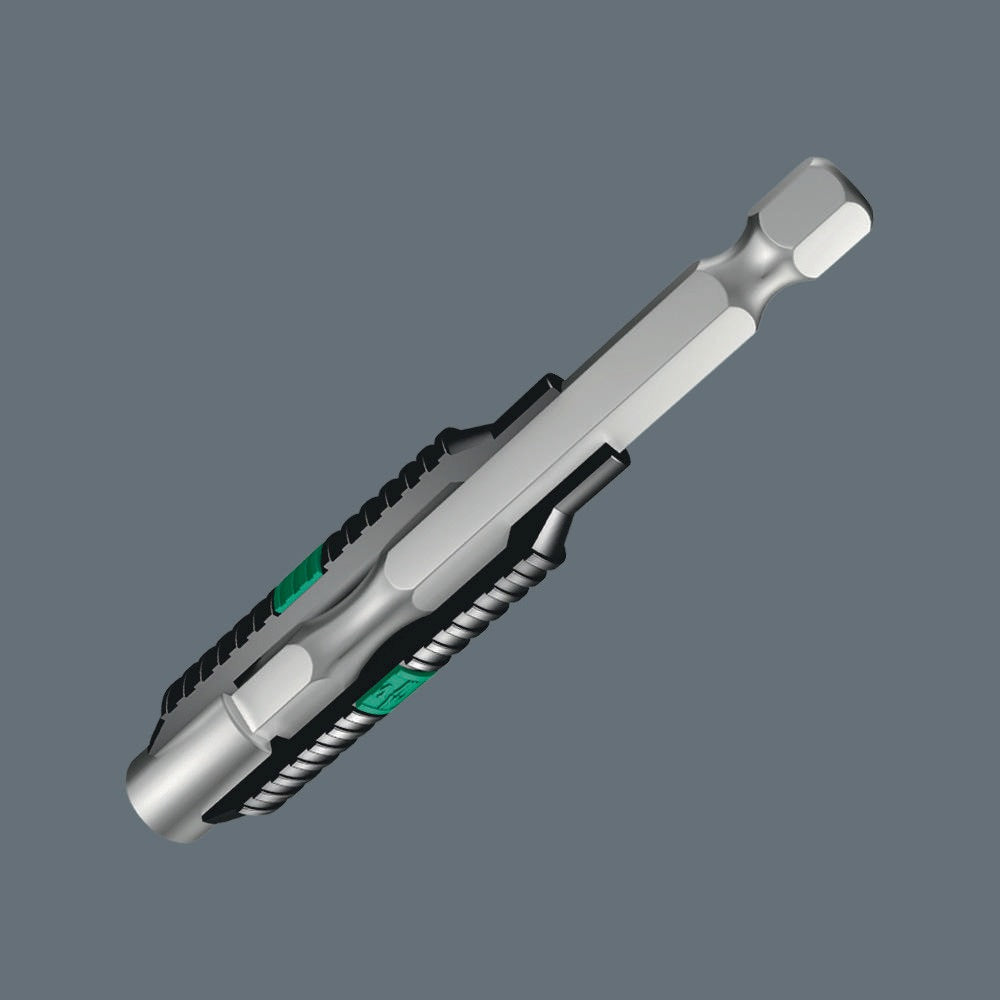 WERA Bit-Check 12 BiTorsion 1 Bitsortiment 12-teilig PH/PZD/TX mit Rapidaptor Bithalter