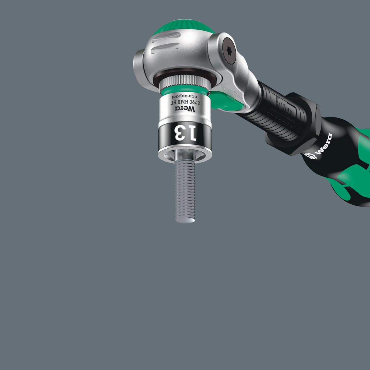 WERA Steckschlüsselsatz 8100 SA 6, 28-teilig, 1/4 Zoll, SW 5-13 mm, 72 Zähne