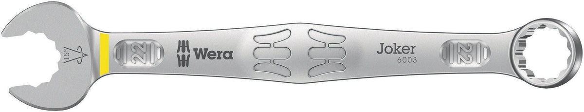 WERA Ringmaulschlüssel 6003 Joker SW 8 mm – Form A, legierter Werkzeugstahl, 15° Rückholwinkel