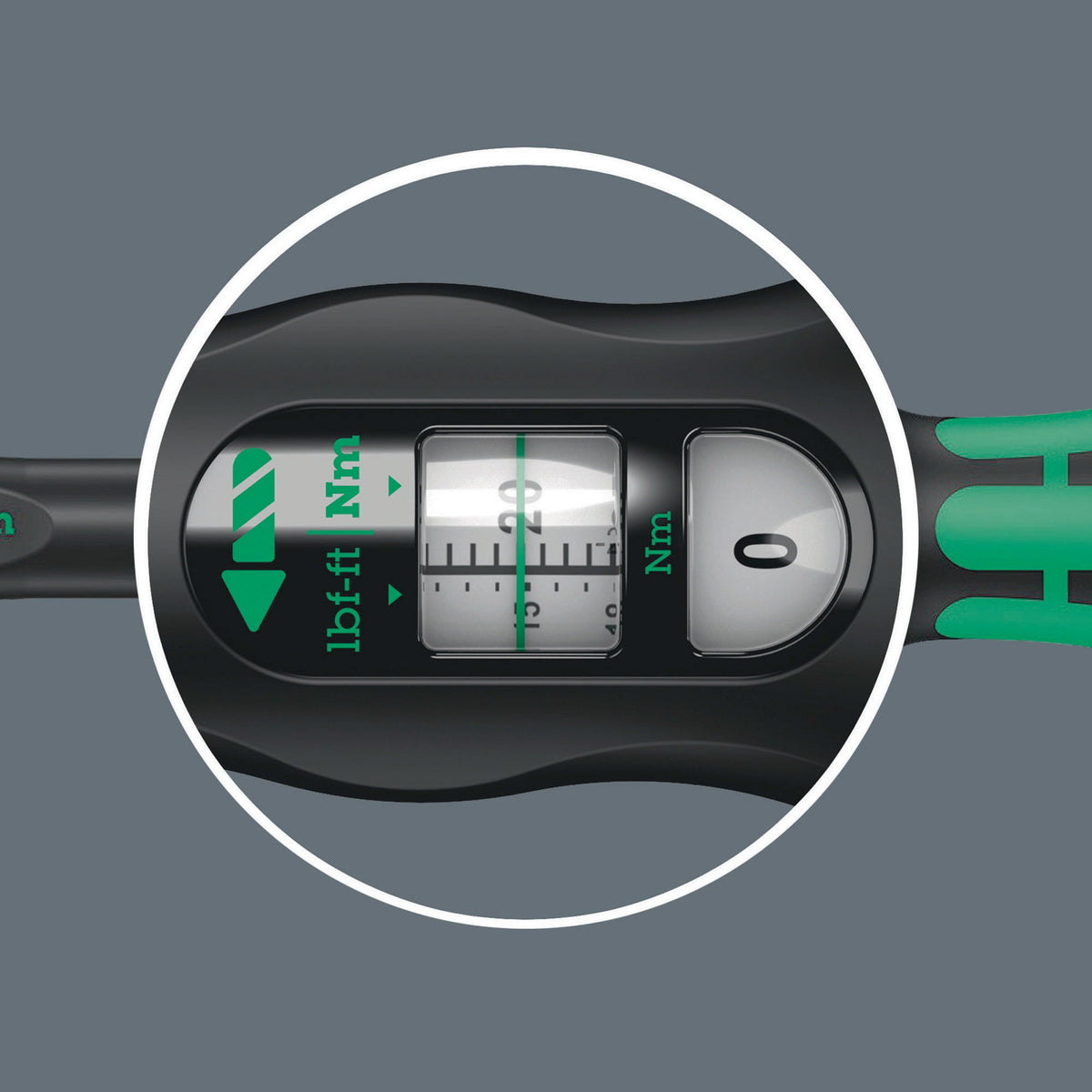 WERA Drehmomentschlüssel Click-Torque A 5 1/4 Zoll 2,5-25 Nm mit hör- und fühlbarem Auslösesignal