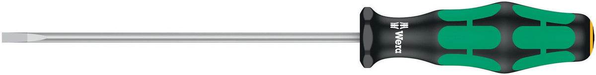 WERA Schlitzschraubendreher 334 mit Lasertip-Spitze, 5 mm Klinge, 2K-Griff, 100 mm