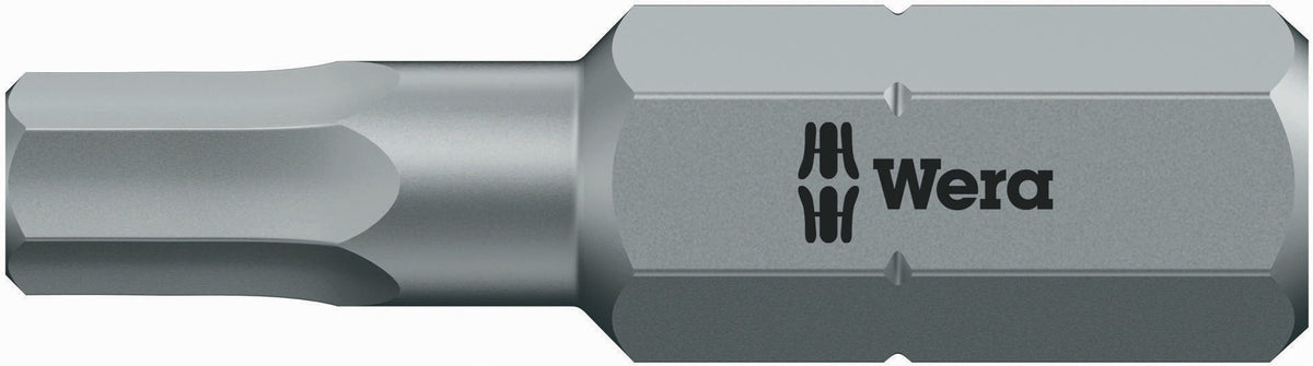 Wera Bit 840/4 Z Hex-Plus SW4 mm – Zähharter Sechskant-Bit für Innensechskantschrauben, 50 mm