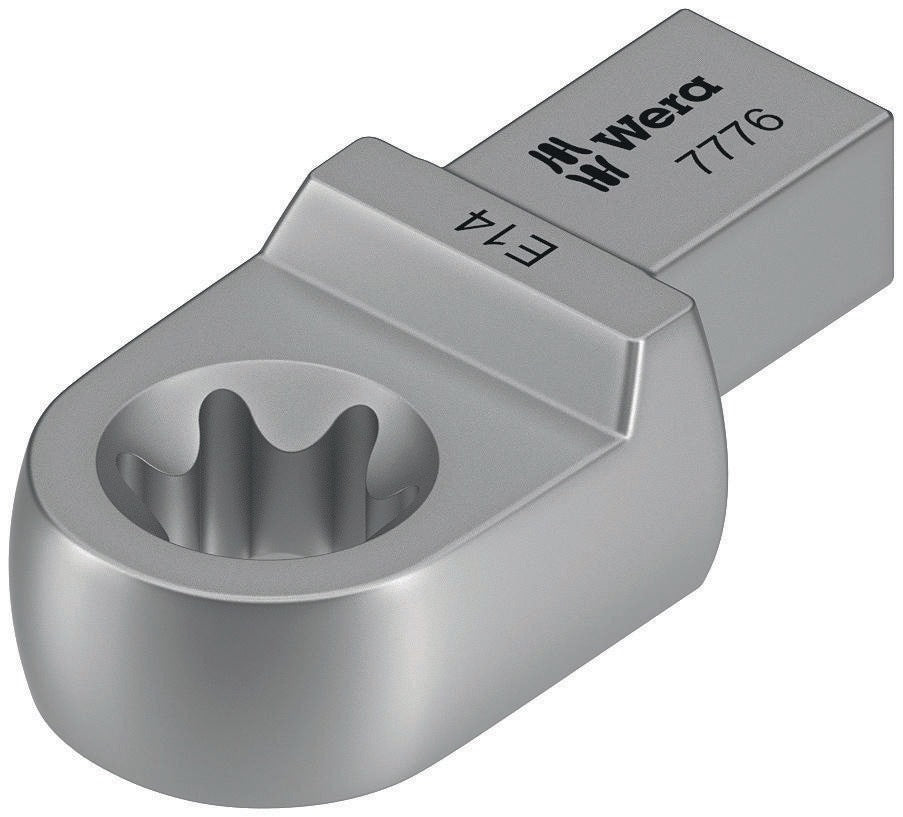 WERA Einsteckschlüssel 7776 SW TX 10, 9x12 mm, CV-Stahl, mattverchromt