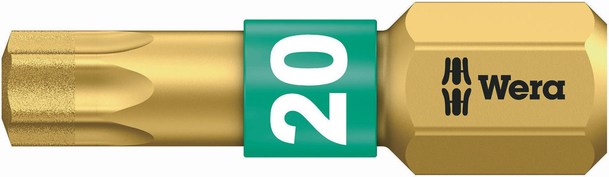 WERA Bit 851/1 BDC PH 1, 25 mm, 1/4 Zoll Sechskant, BiTorsion, diamantbeschichtet, 10er-Pack