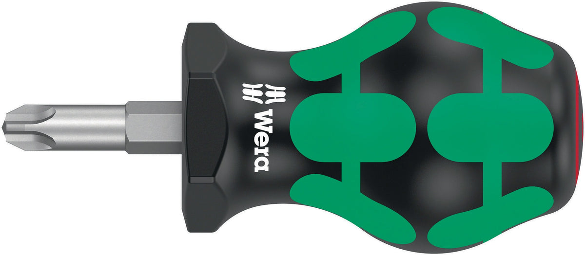 WERA Schraubendreher 350 PH PH 1 2K-Griff Rundklinge 25 mm