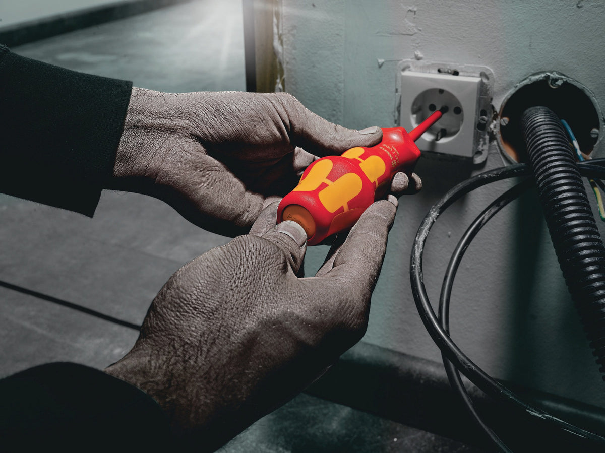 WERA Schraubendrehersatz 16-tlg. Kraftform Kompakt Turbo i 1 mit zuschaltbarem Planetengetriebe