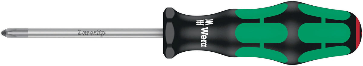 WERA Schraubendreher 350 PH Gr. PH 0 mit 2K-Kraftform-Griff und Lasertip