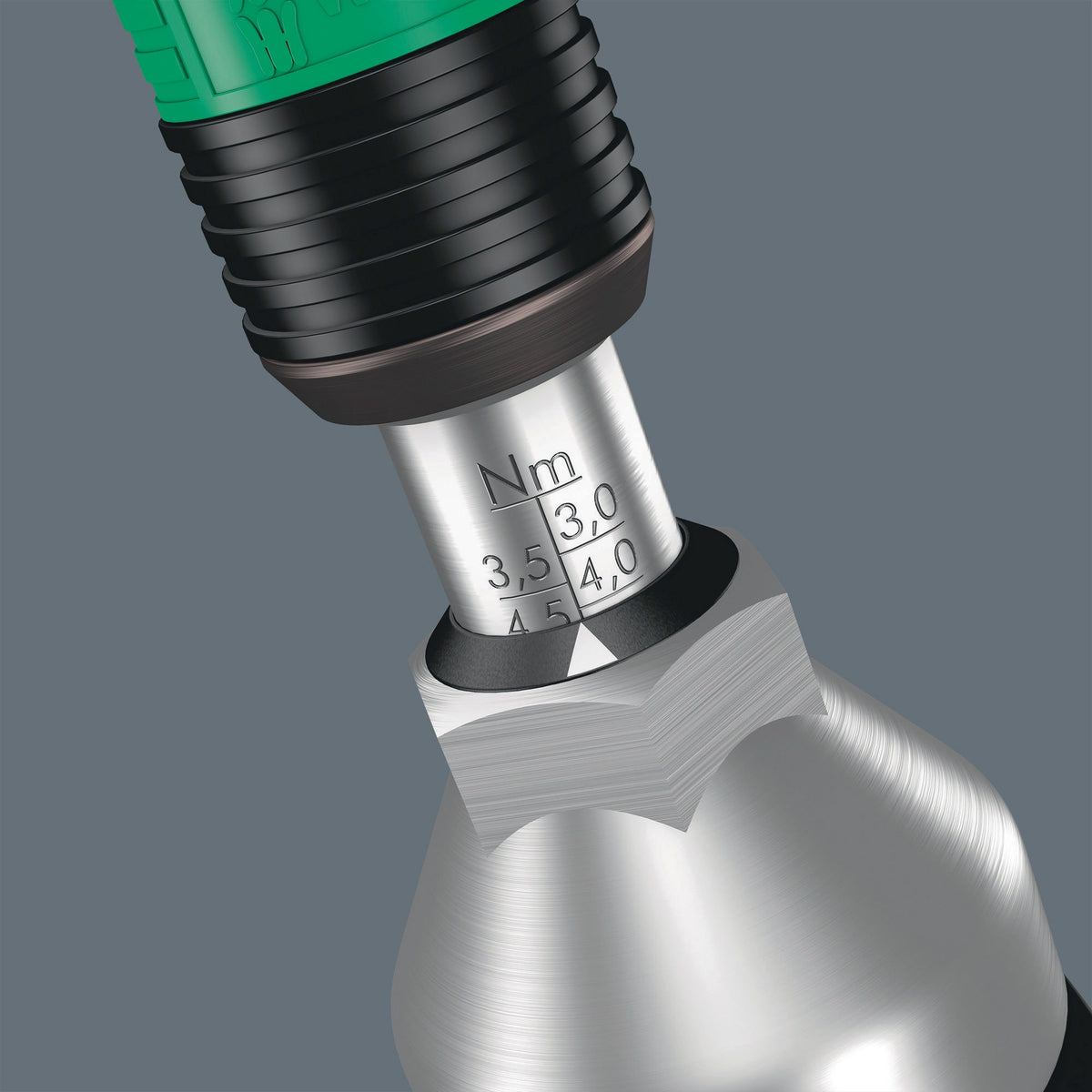 WERA Drehmomentschraubendreher 7442, 3-6 Nm, Rapidaptor, Kraftform-Pistolengriff