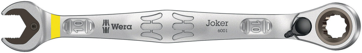 WERA Maulringratschenschlüssel Joker SW 10 mm – 80 Zähne, Haltefunktion, 159 mm