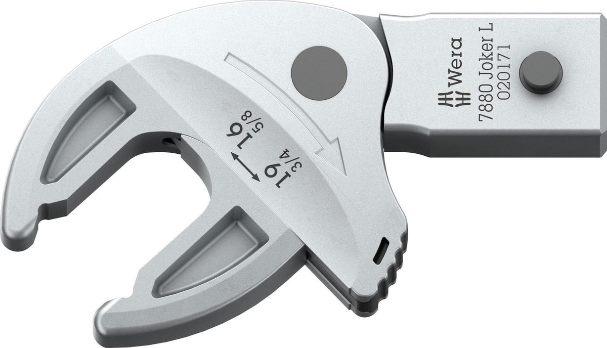 WERA Einsteckwerkzeug 7880 Joker L SW 16-19mm, 14x18mm Aufnahme, Chrom-Vanadium-Stahl
