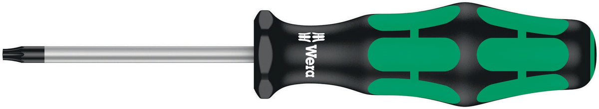 WERA Schraubendreher 367 TORX BO T 10 mit 2K-Griff und BlackPoint-Spitze