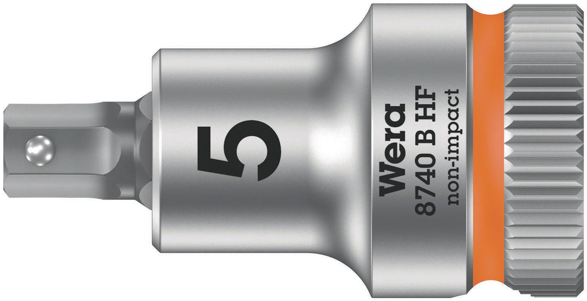 WERA Schraubendrehereinsatz 8740 B HF Innensechskant 10 mm, 3/8 Zoll Antrieb, mit Haltefunktion