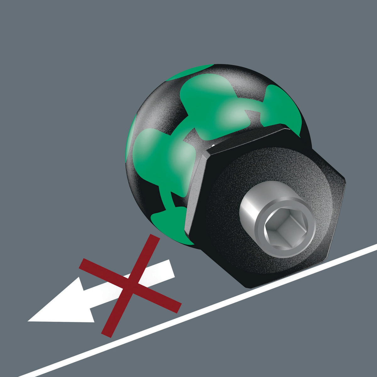 WERA Bithandhalter 811/1 1/4 Zoll mit Magnet, Klingenlänge 10 mm, 2K-Griff