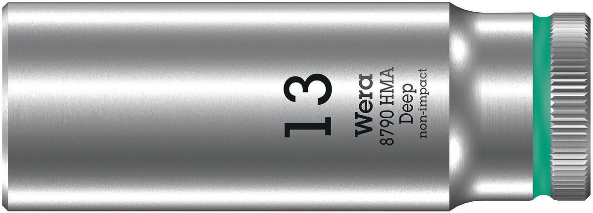 WERA Steckschlüsseleinsatz 8790 HMA Deep 1/4 Zoll SW 5,5 mm, Länge 50 mm, Außensechskant