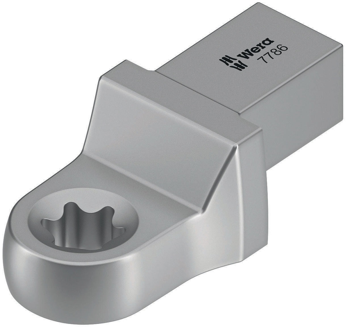 WERA Einsteckschlüssel 7776 SW TX 10, 9x12 mm, CV-Stahl, mattverchromt
