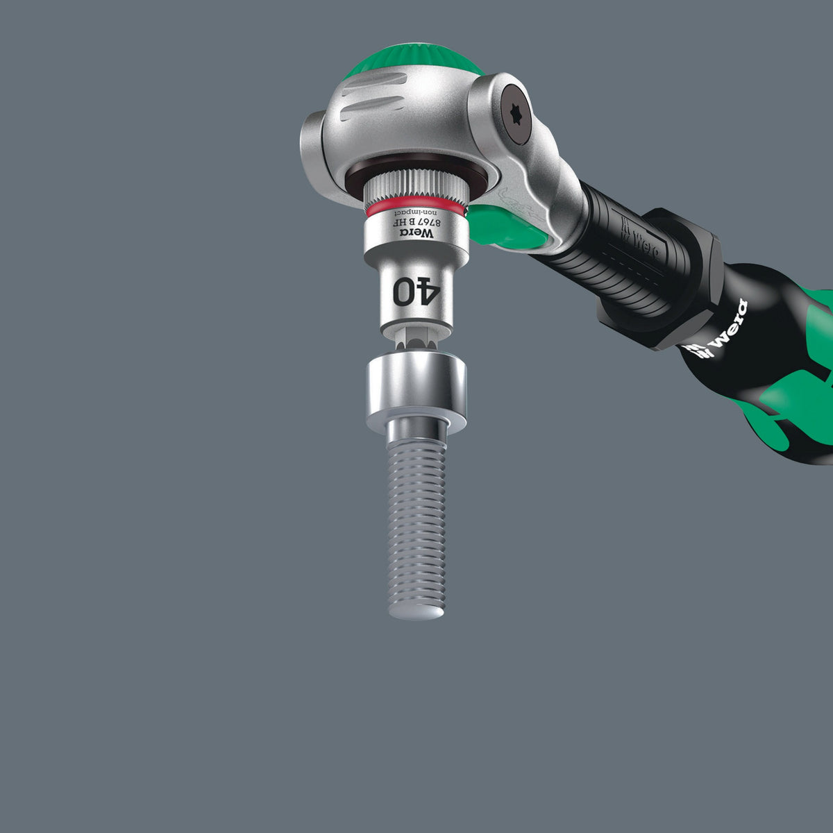 WERA Schraubendrehereinsatz 8767 B HF Torx 3/8 Zoll TX 10 mit Haltefunktion