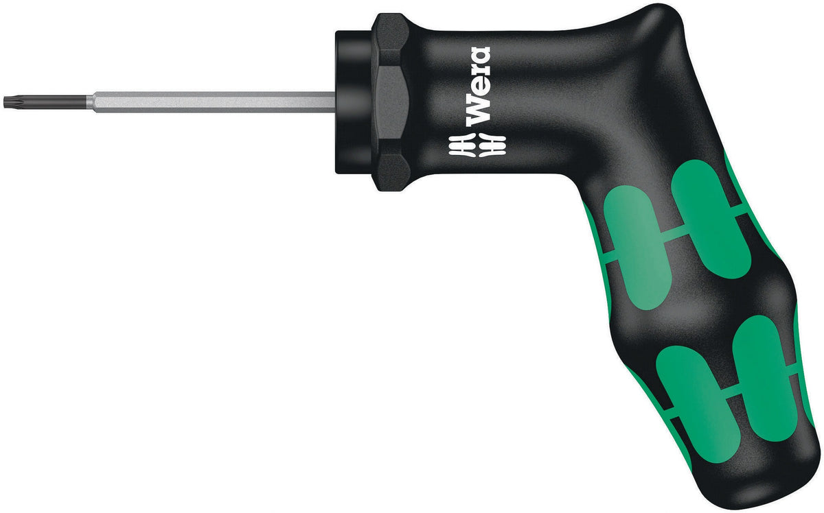 WERA Drehmomentschraubendreher 300 TX 6, 0,6 Nm, fest voreingestellt, Kraftform-Griff