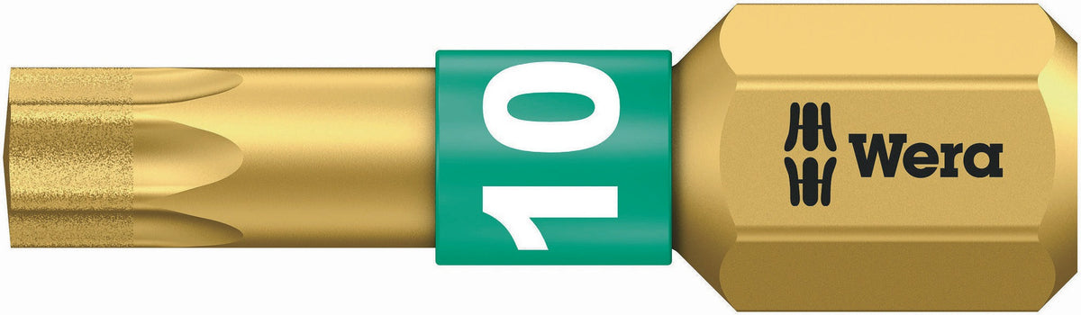WERA Bit 851/1 BDC PH 1, 25 mm, 1/4 Zoll Sechskant, BiTorsion, diamantbeschichtet, 10er-Pack