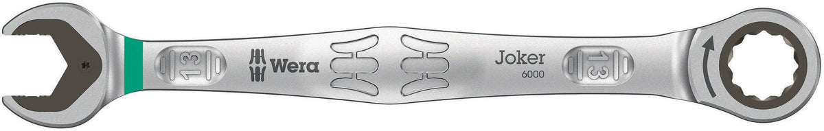WERA Maulringratschenschlüssel Joker SW 10 mm – 80 Zähne, Haltefunktion, 159 mm