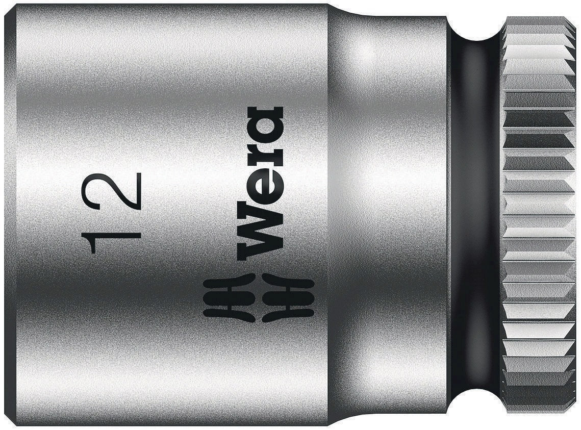 WERA Steckschlüsseleinsatz 8790 HMA Außen-6-kant SW 1/4 Zoll Länge 23 mm mit Take it easy Farbkennzeichnung