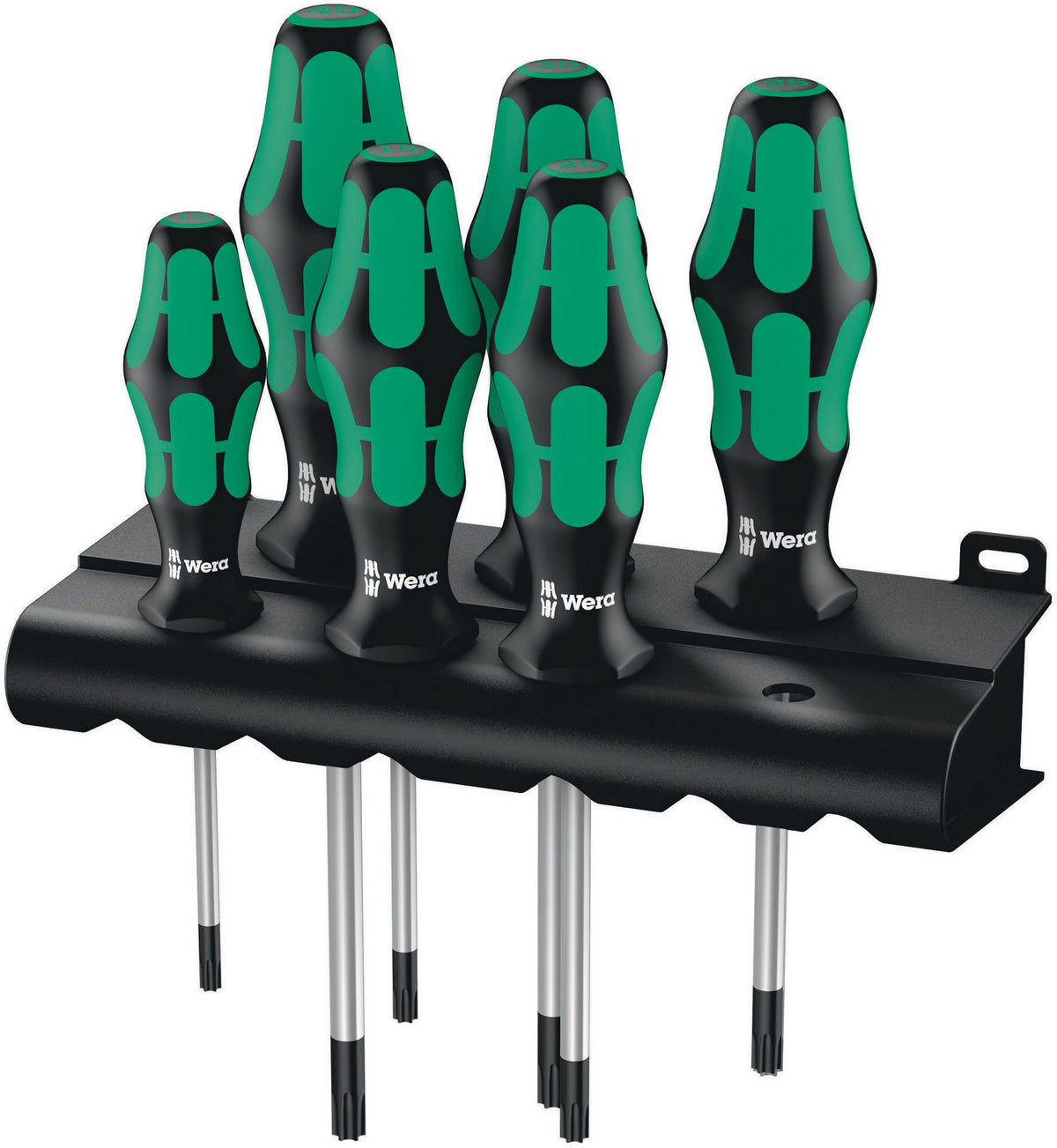 WERA Schraubendrehersatz 367/6 6-tlg. TORX® mit 2K-Griff und Rundklinge