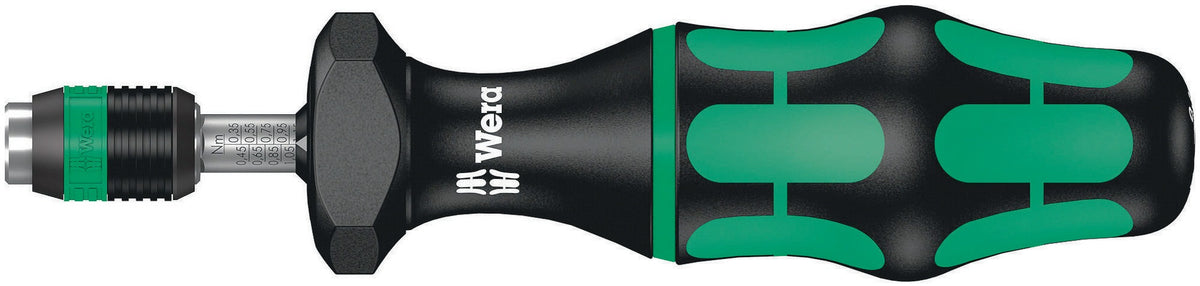 WERA Drehmomentschraubendreher 7440, 0,3-1,2 Nm, Rapidaptor-Schnellwechselfutter