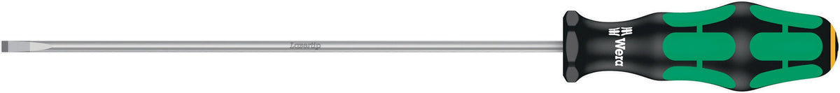 WERA Schlitzschraubendreher 334 mit Lasertip-Spitze, 5 mm Klinge, 2K-Griff, 100 mm