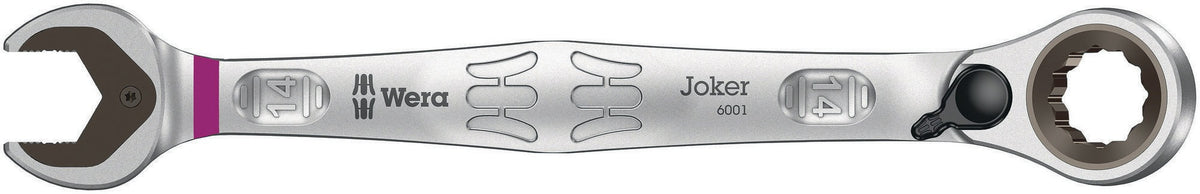 WERA Maulringratschenschlüssel Joker SW 10 mm – 80 Zähne, Haltefunktion, 159 mm