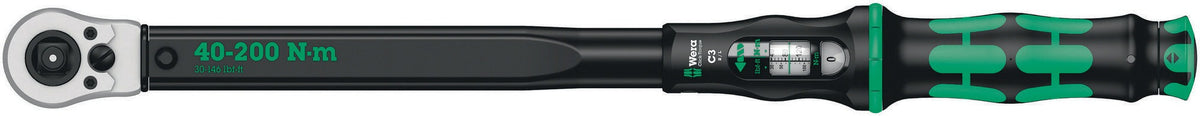 WERA Drehmomentschlüssel Click-Torque C 2 Push 1/2 Zoll 20-100 Nm