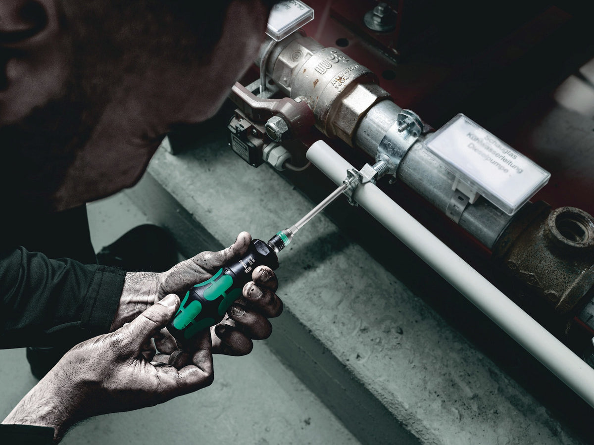 WERA Bitsortiment KK Turbo 1 19-teilig mit Turbofunktion und Rapidaptor Handhalter