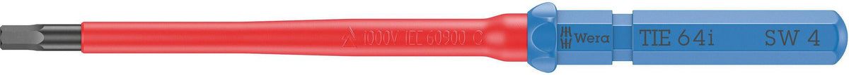WERA Wechselklinge KK VDE 64 i TiE SW 3mm, 157mm, Hex-Plus, Black Point, 6-kant 9mm