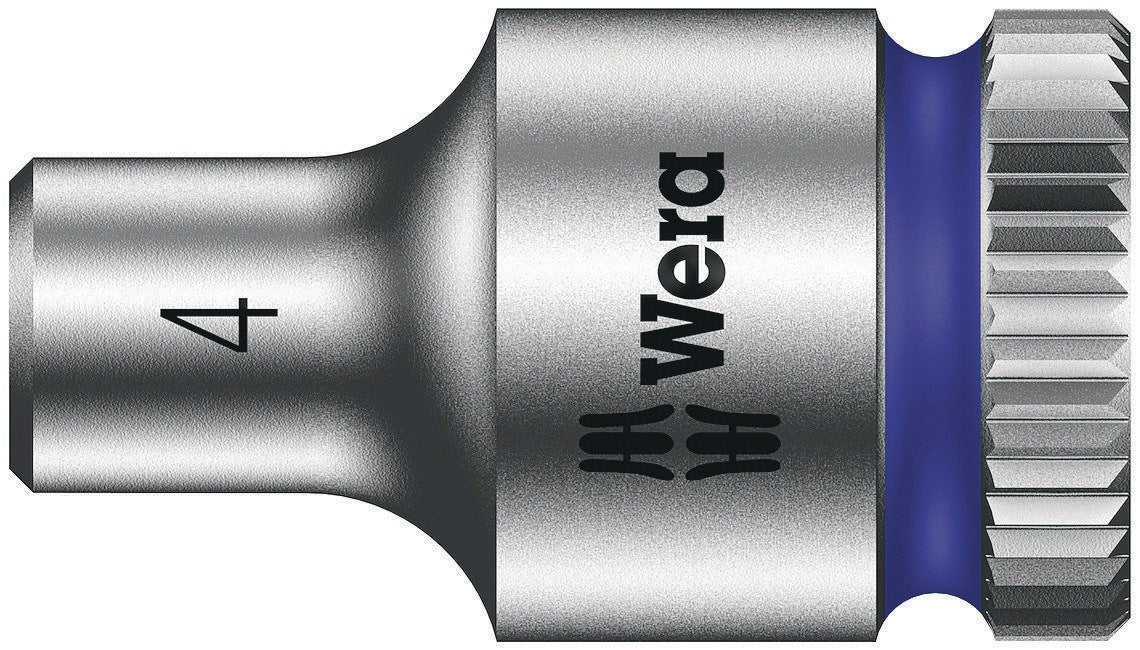 WERA Steckschlüsseleinsatz 8790 HMA Außen-6-kant SW 1/4 Zoll Länge 23 mm mit Take it easy Farbkennzeichnung