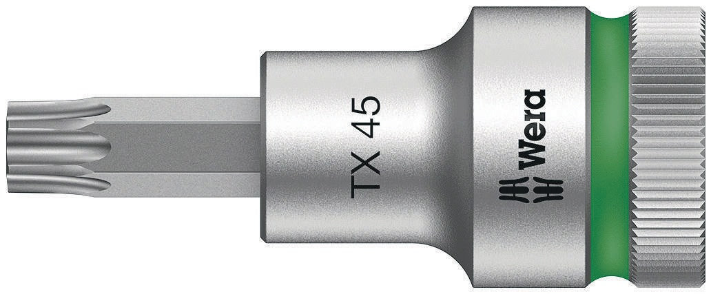 WERA Steckschlüsseleinsatz 8767 C HF TORX® 1/2 Zoll T20, 140 mm, mit Haltefunktion