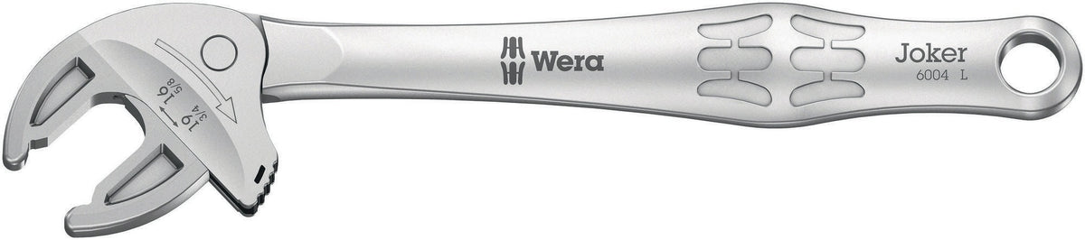 WERA Maulschlüssel 6004 Joker S 10-13 mm selbstjustierend, 154 mm, matt verchromt