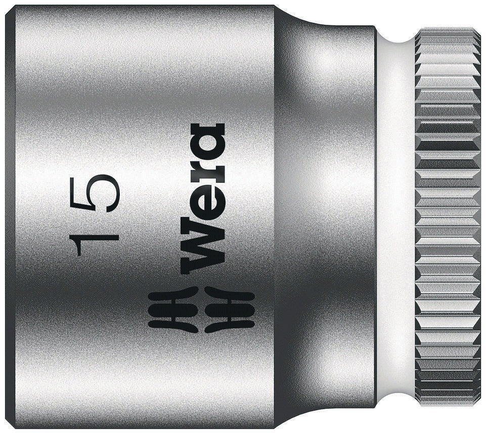 WERA Steckschlüsseleinsatz 8790 HMA Außen-6-kant SW 1/4 Zoll Länge 23 mm mit Take it easy Farbkennzeichnung