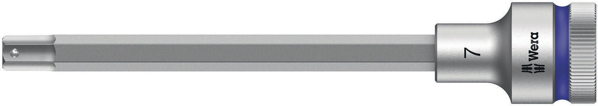 WERA Steckschlüsseleinsatz 8740 C HF 1/2 Zoll SW 10 mm L.140 mm mit Haltefunktion