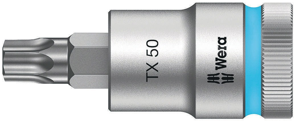 WERA Steckschlüsseleinsatz 8767 C HF TORX® 1/2 Zoll T20, 140 mm, mit Haltefunktion