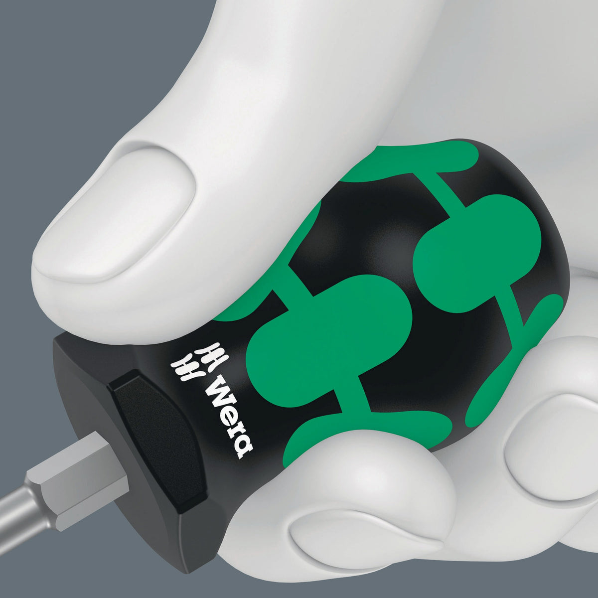 WERA Schraubendreher 367 TORX® Stubby T 10 mit 2K-Griff und Rundklinge