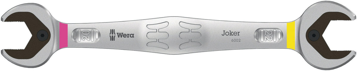 WERA Doppelmaulschlüssel 6002 Joker 10x13 mm – matt verchromt mit Haltefunktion